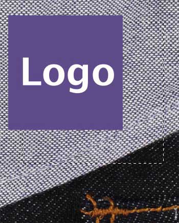 Einnähetiketten Logo